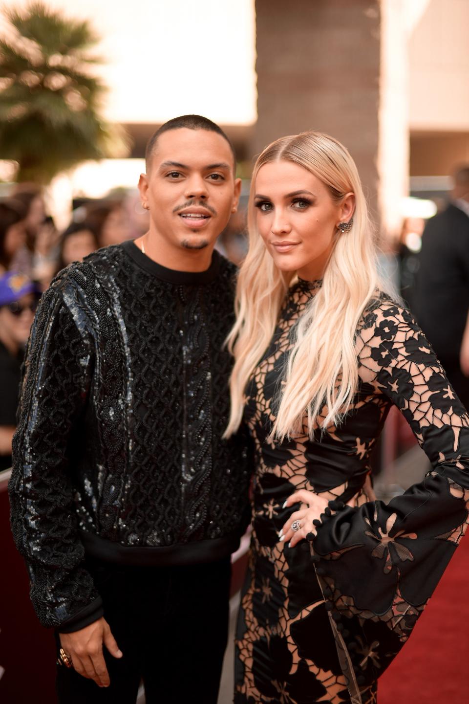 Ashlee Simpson and Evan Ross