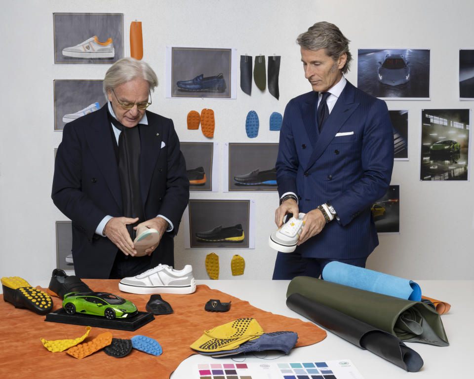 Diego Della Valle, CEO de Tod's et Stephan Winkelmann, CEO de Lamborghini
Crédit : Tod's 