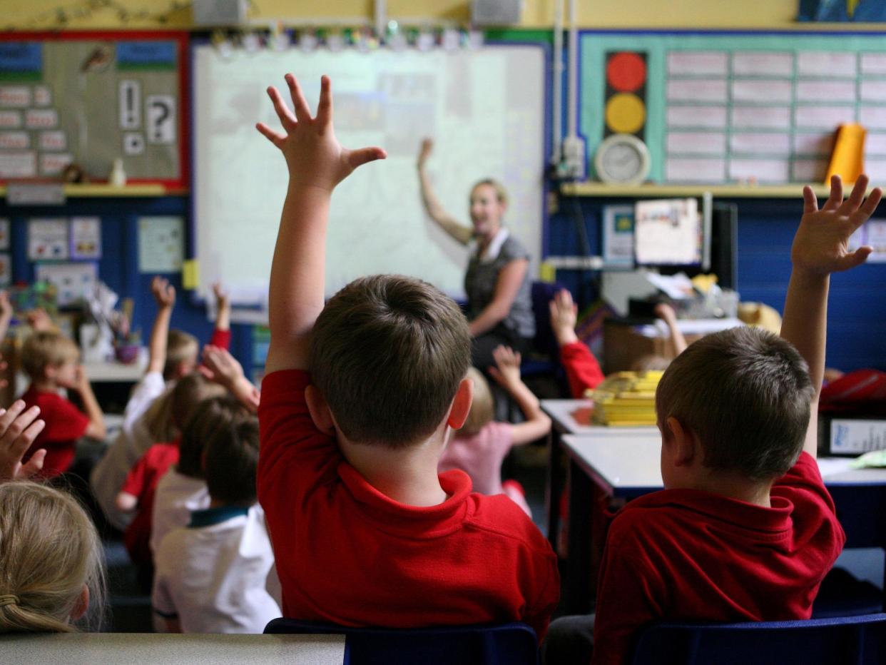 Labour’s plans would mean an increase in school spending per pupil by 6 per cent compared with present levels, and Liberal Democrat plans would protect spending per pupil in real terms at the 2017-18 level: PA