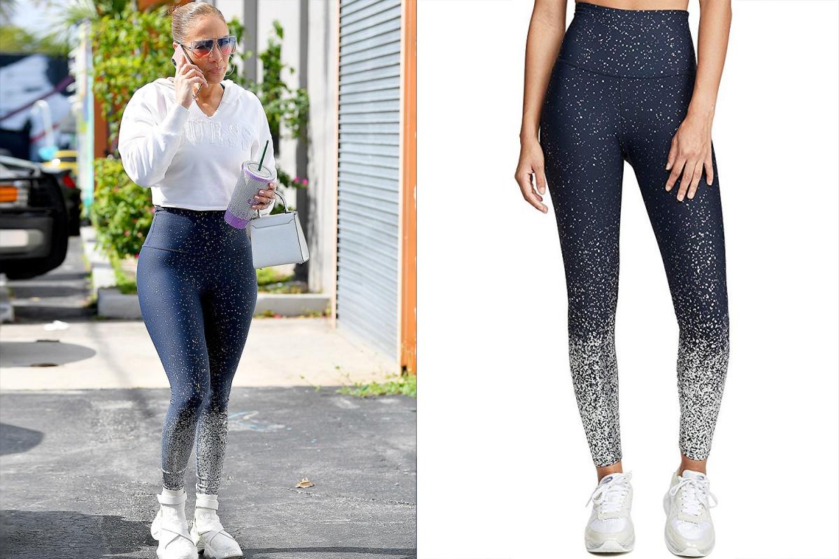 Jennifer Lopez Just Stepped Out in These Glittery Leggings (Again