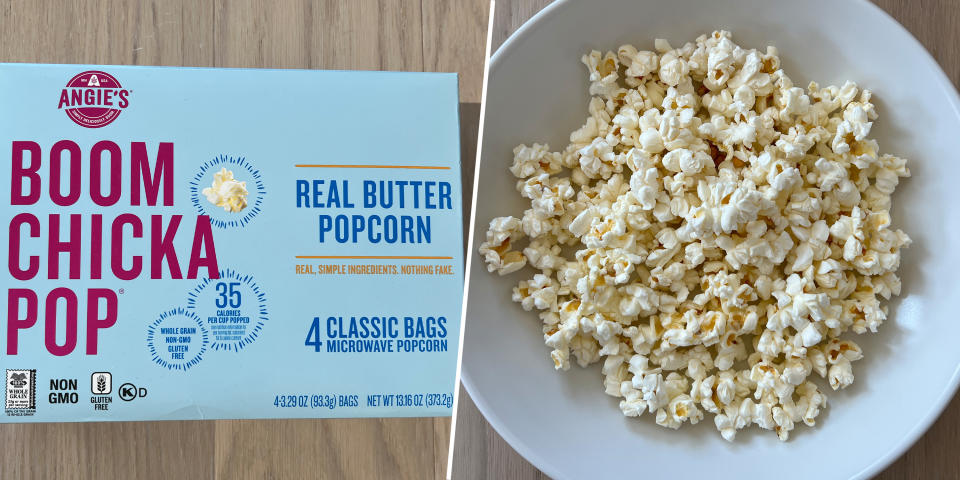 Angie’s BoomChickaPop Real Butter Popcorn (Courtesy Joey Skladany)