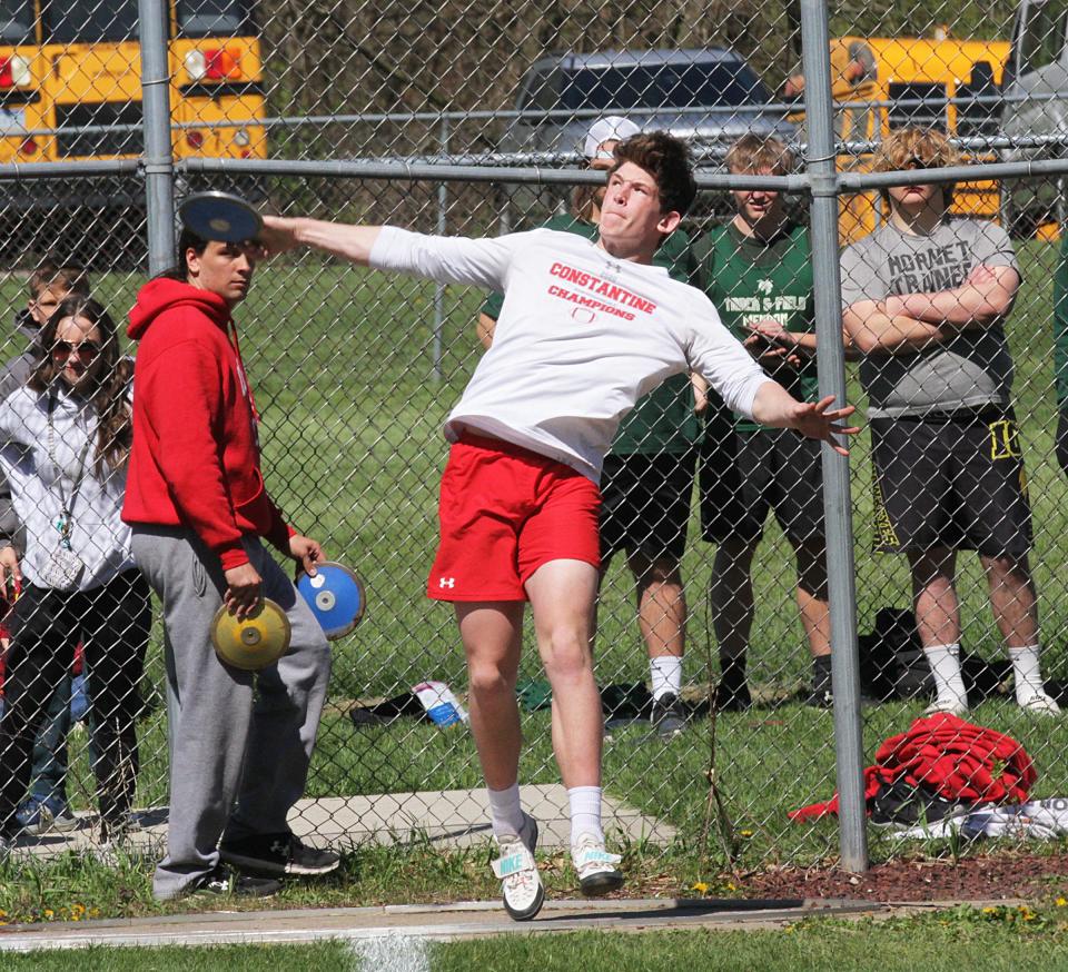 Bennett VandenBerg of Constantine is the top overall seed for the third week in the discus at the St. Joseph County All-Star track and field honor roll.