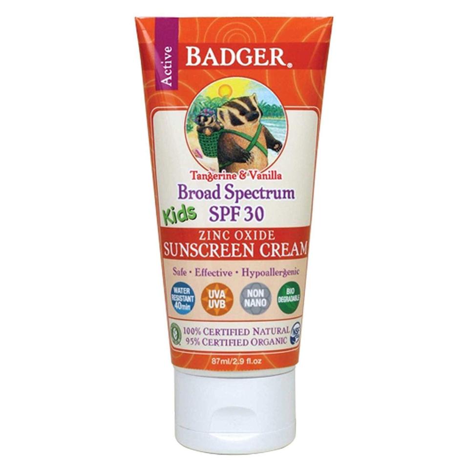 11) Kids Sunscreen SPF 30