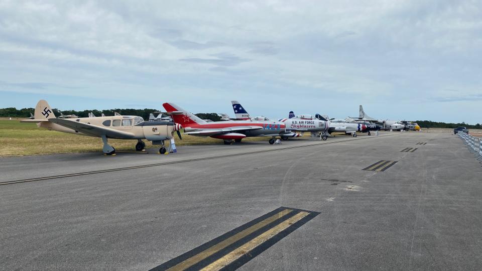 These aircraft will be featured at the Space Coast Air Show this weekend.