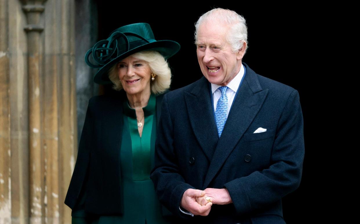 King Charles with Queen Camilla