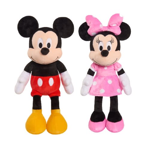 Minnie Plush and Mickey Plush. (Photo: Walmart)