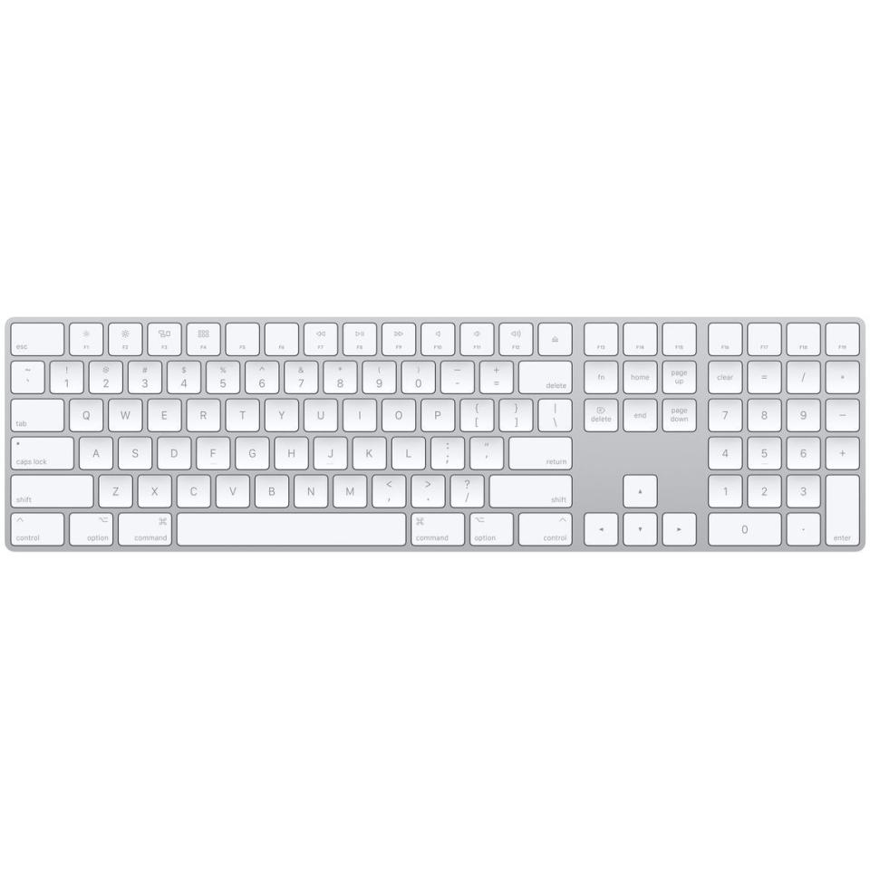 8) Apple Magic Keyboard with Numeric Keypad