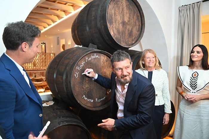Antonio Banderas inaugura su nuevo restaurante en Marbella, El Pimpi