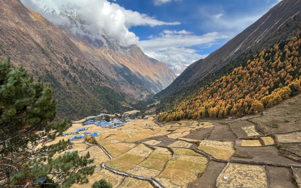 'Jaw-dropping vistas': Paul's view of the Himalayas