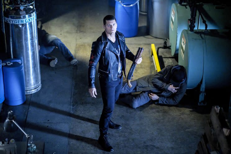 Cody Runnels as Derek Sampson in The CW’s <i>Arrow</i>. (Photo: Robert Falconer/The CW)