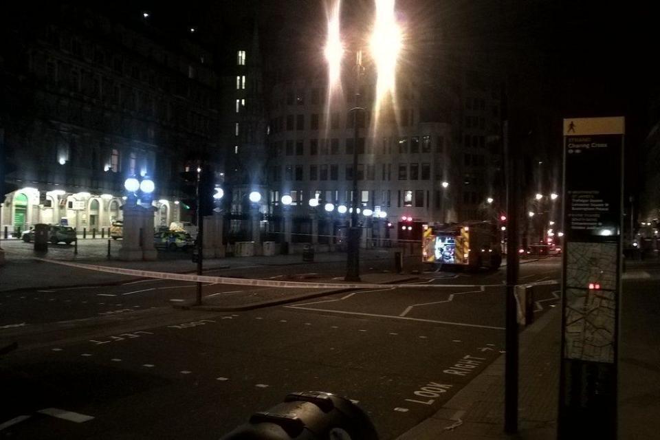 Commuters have been advised to avoid the Strand and Charing Cross