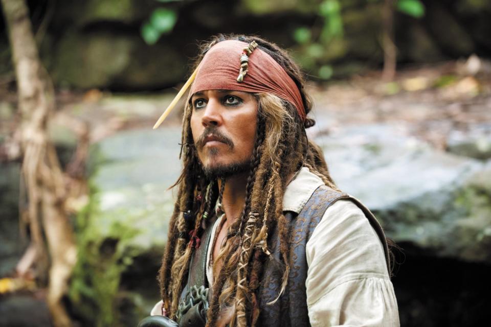 Johnny Depp in 'Pirates of the Caribbean: On Stranger Tides'