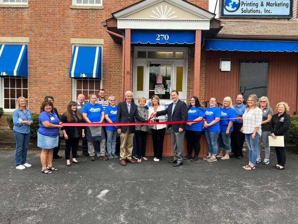 A ribbon cutting ceremony was held to mark the 50th anniversary of Laipply’s Printing & Marketing Solutions Inc.