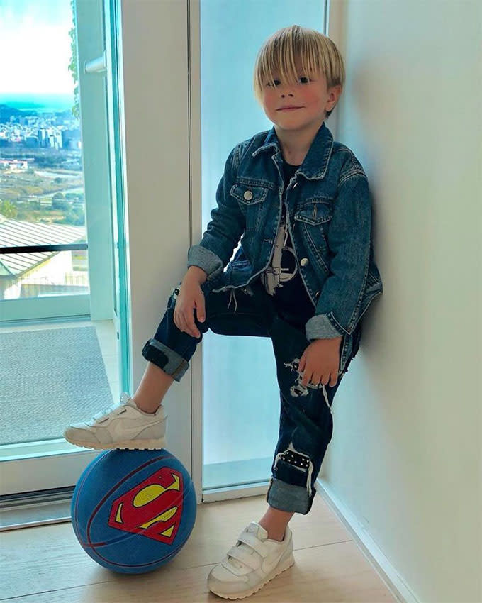 Sasha, hijo de Shakira y Piqué