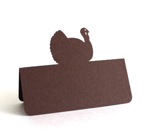 15) Turkey Place Cards