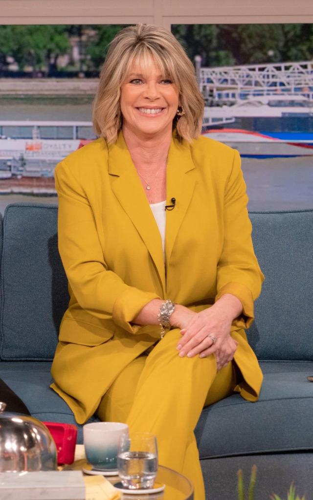 Ruth Langsford's flattering yellow top is on sale at Debenhams for £14.50