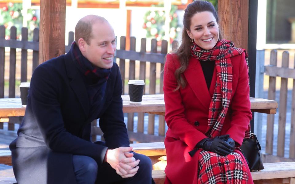 Keeping quiet: Prince William and the Duchess of Cambridge - Chris Jackson