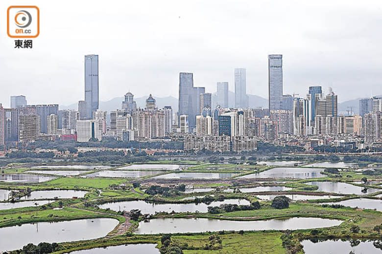 北都新發展區會預留充足空間應付暴雨和水位上升。