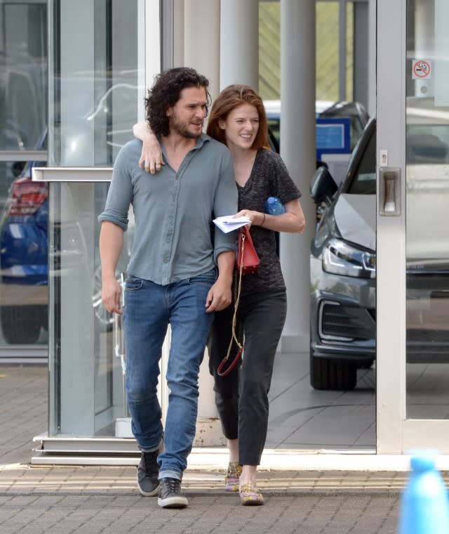 Kit Harington and Rose Leslie definitely have that newlywed glow!