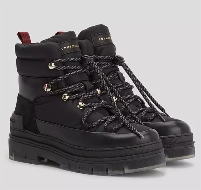 Tommy Hilfiger Lace Up Walking Boots