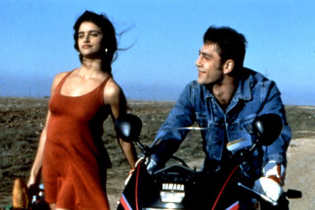 <p>Academy Entertainment/ Courtesy Everett Collection</p> Penelope Cruz and Javier Bardem in 'Jamón Jamón'