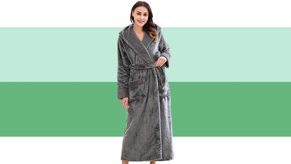 Lounge around in the Richie House robe.