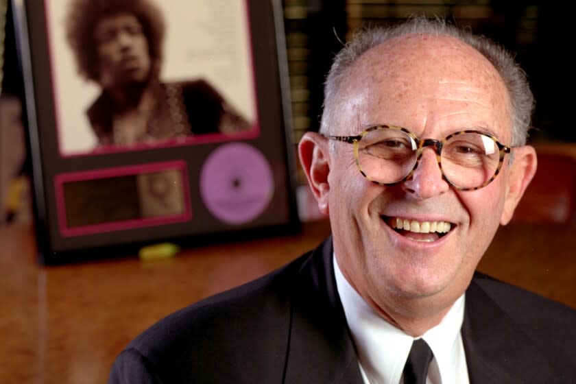 Mo Ostin, pictured after retiring from Warner Bros. Records.