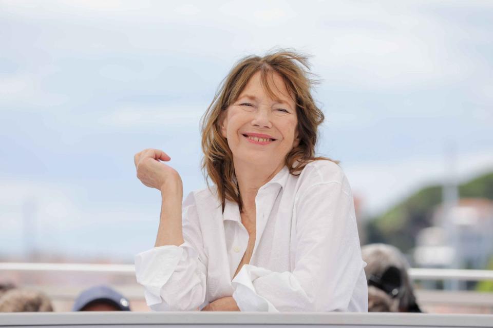 cannes, france july 08 jane birkin attends the jane par charlotte jane by charlotte photocall during the 74th annual cannes film festival on july 08, 2021 in cannes, france photo by stephane cardinale corbiscorbis via getty images