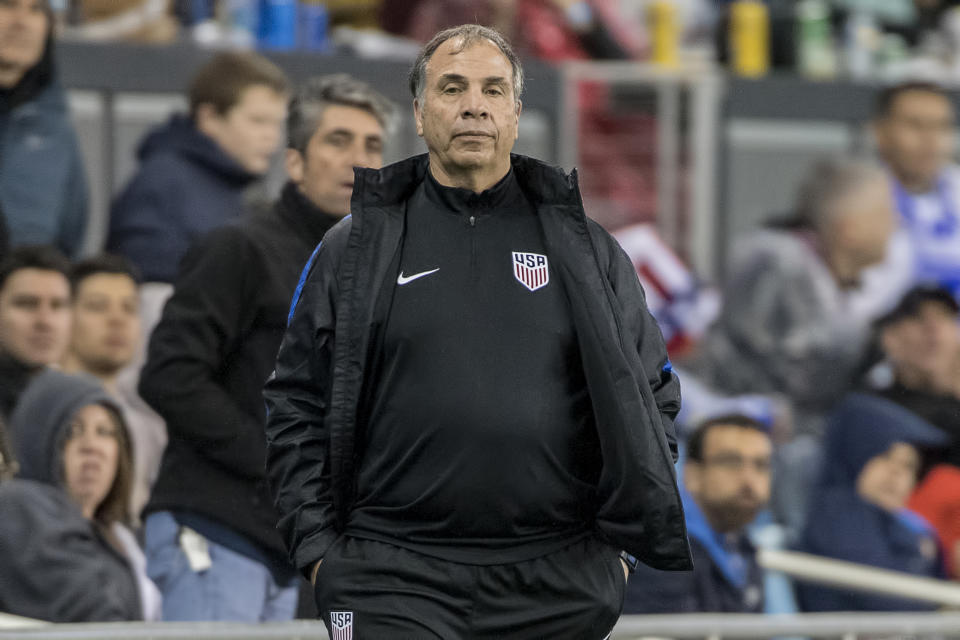 Former USMNT coach and current New England Revolution boss Bruce Arena doesn't think playing the national anthem before games is "appropriate" anymore.