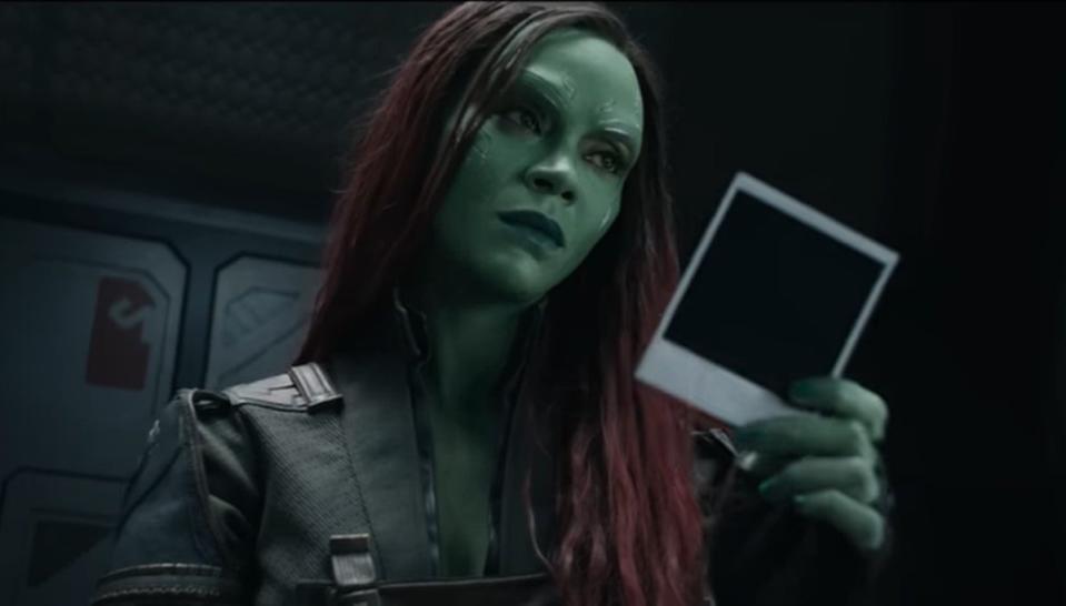 Zoe Saldaña stars as Gamora in the Guardians of the Galaxy franchise (Marvel)