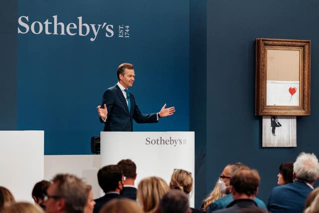 Sotheby’s – Love is in the Bin – Banksy sale