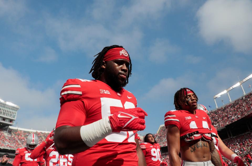 Ohio State defensive tackle Antwuan Jackson originally went to Auburn and then Blinn Junior College. Now he's a super senior for the Buckeyes.