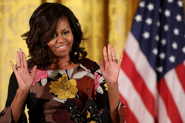 Michelle Obama responded to one of the many people begging her to run for president