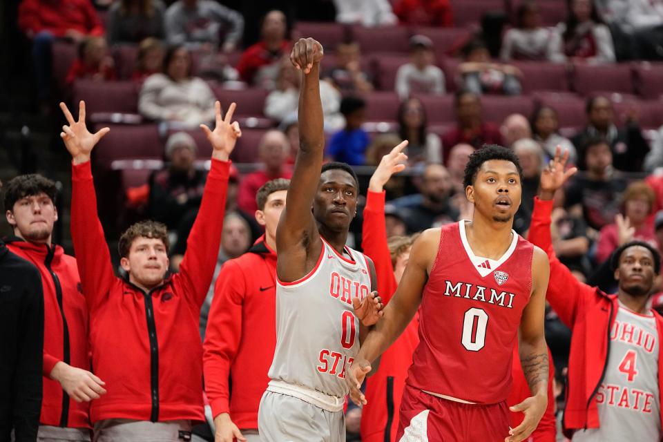 Scotty Middleton is Ohio State's leading 3-point shooter at 47.6% (10 for 21).