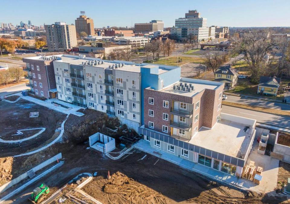 Boulevard Lofts, a new 50-unit apartment complex, is said to be the first new apartment complex to open near downtown Kansas City, Kansas, in the past 30 years. The development located at 800 Washington Blvd., is expected to see the first residents move in before the end of December.
