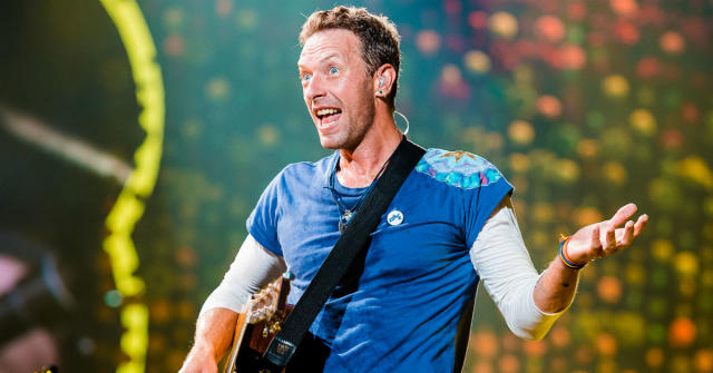 Chris Martin says he's happy to be a human 'punching bag' as