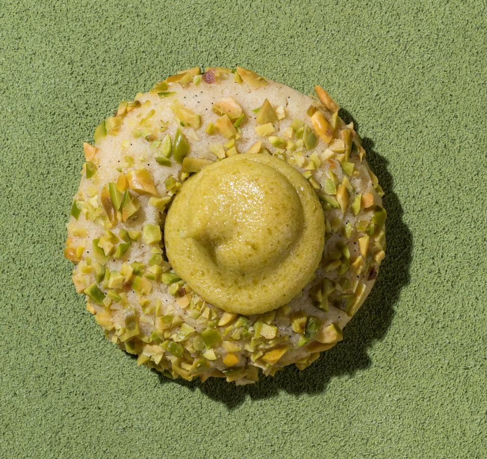 Pistachio Thumbprint Cookies