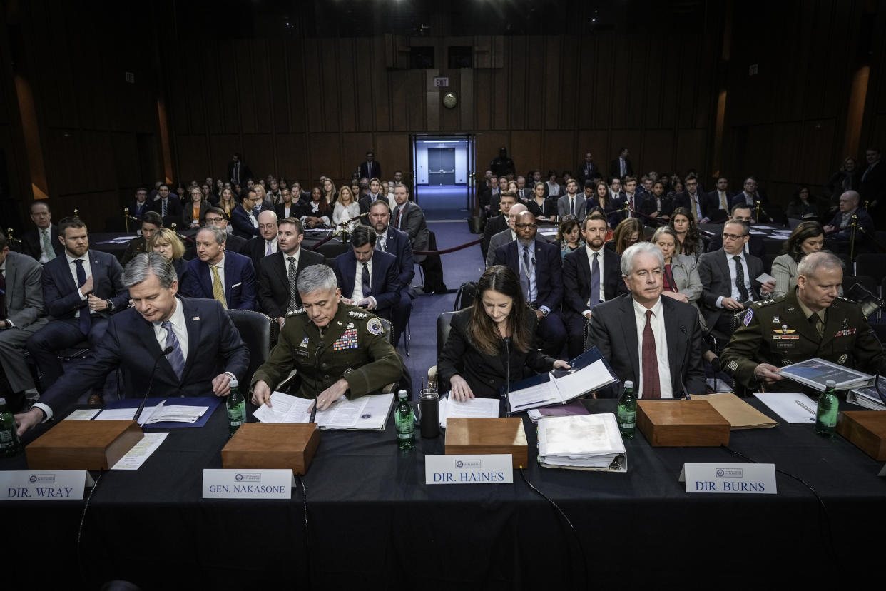 Senate Intelligence Committee Hears Testimony On Worldwide Threats To The U.S.