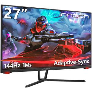 The INNOCN 27 Inch 2K QHD 144Hz Gaming Monitor 27G1R, one of the company's most recent innovations, is a unique smart display with features that gamers, graphic designers, and other creatives will love. Due to its frameless and ultra-thin design, it can easily be placed anywhere in a home or work office. It includes a metal stand and is VESA wall mountable.