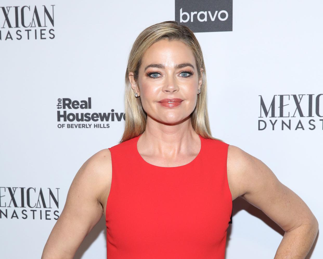 Denise Richards is all smiles at a 'RHOBH' event