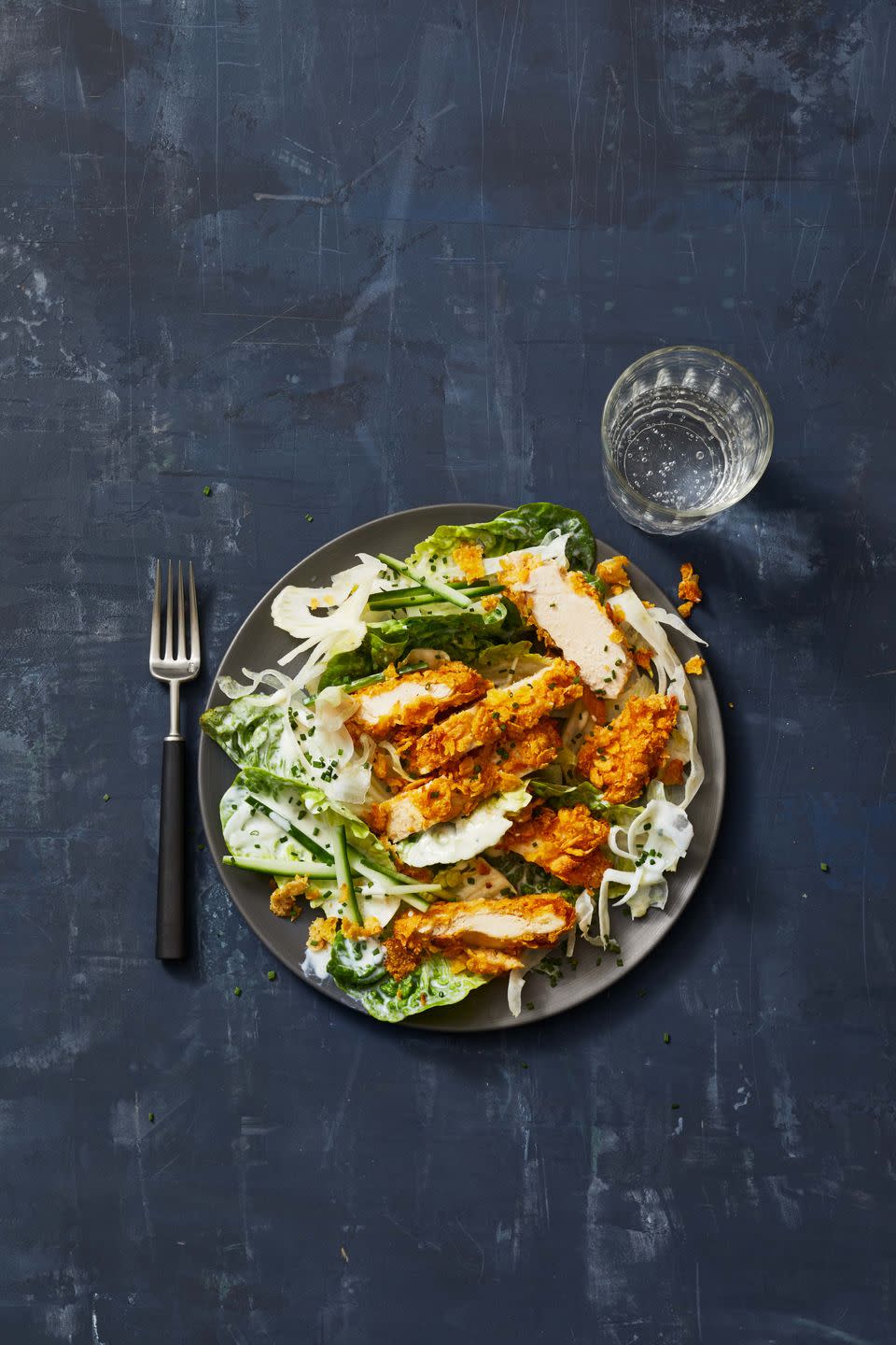 Crispy Chicken and Buttermilk Salad