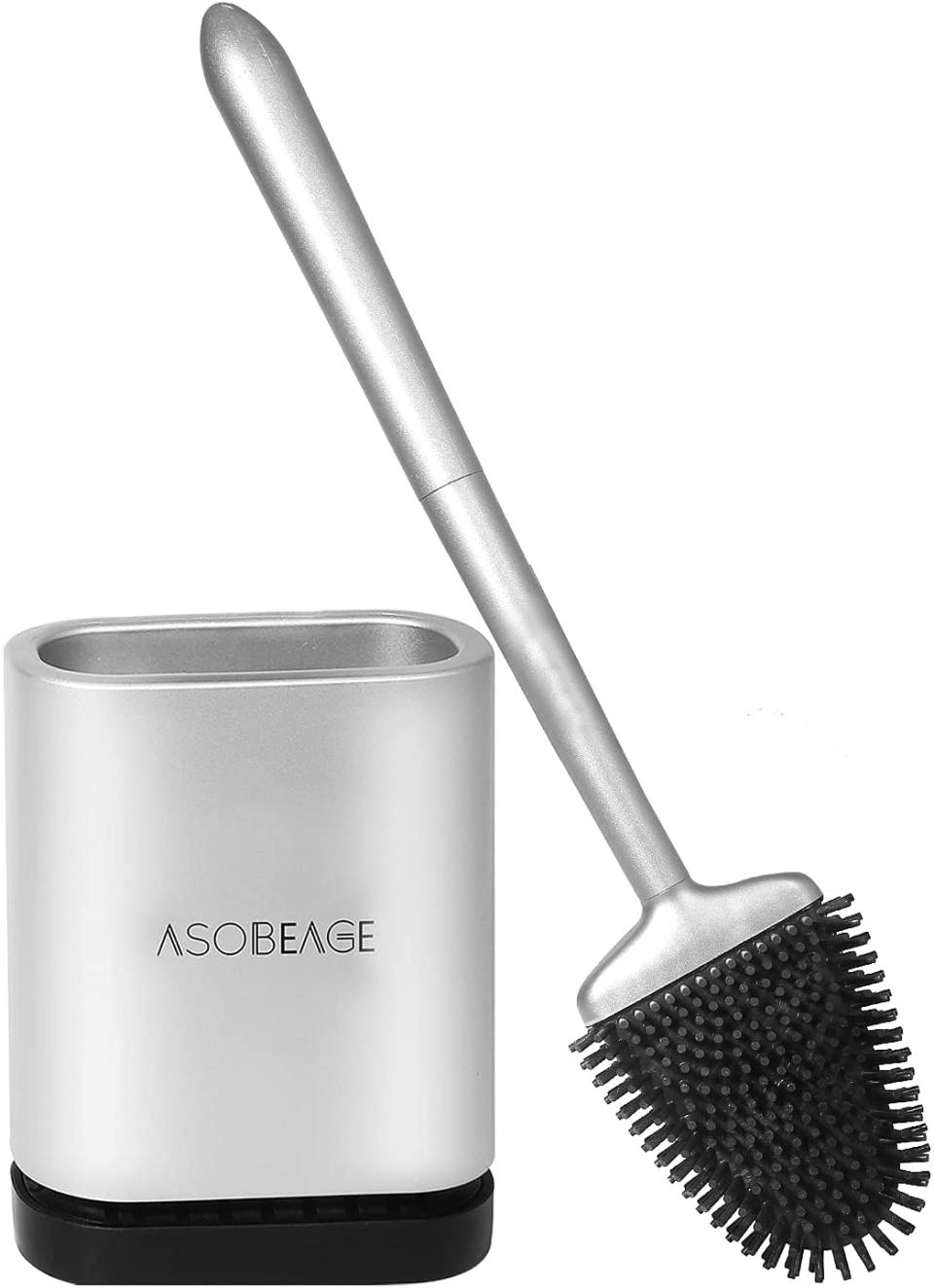 Brosse WC en silicone