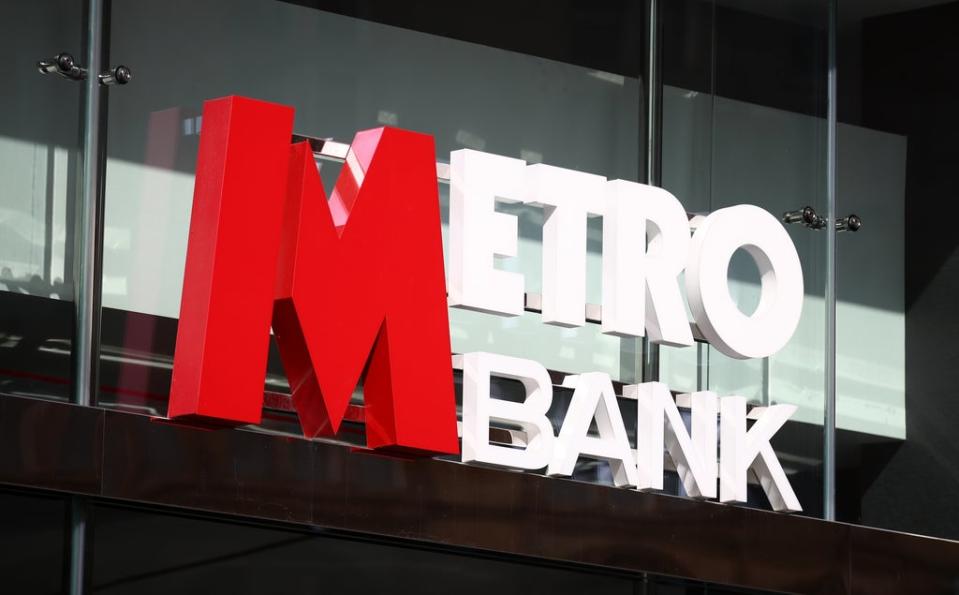 Metro Bank recorded another loss for 2021 (Tim Goode/PA) (PA Archive)