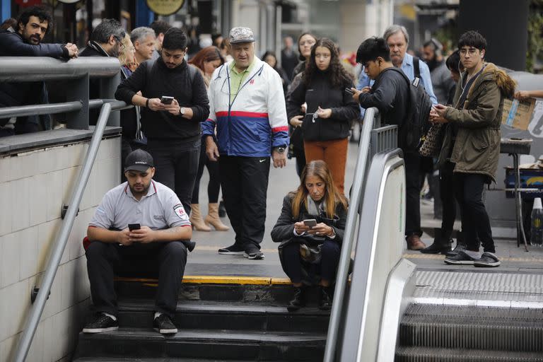 Paro de subtes línea D