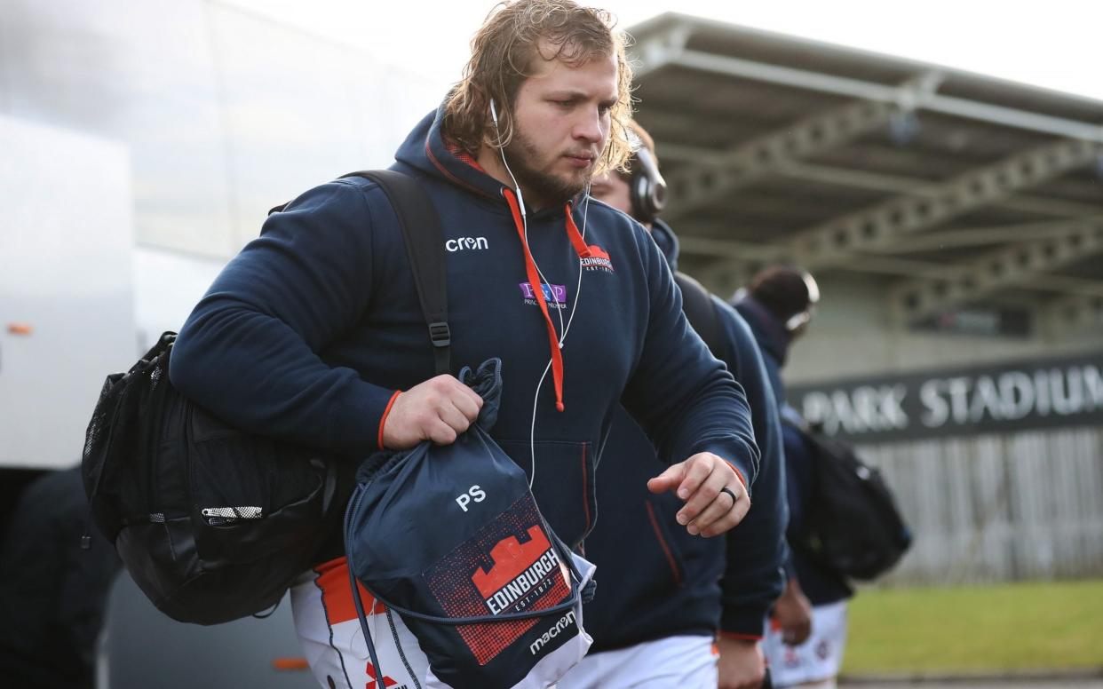 South African prop Pierre Schoeman representing Edinburgh - GETTY IMAGES