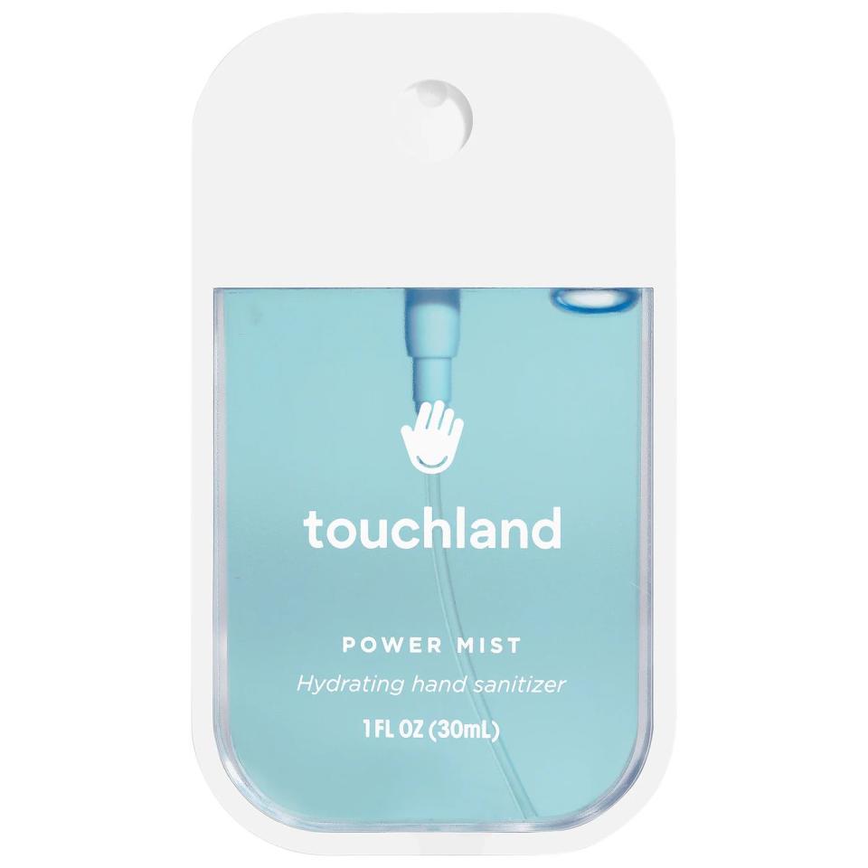 <p><a href="https://go.redirectingat.com?id=74968X1596630&url=https%3A%2F%2Fwww.sephora.com%2Fproduct%2Ftouchland-power-mist-hydrating-hand-sanitizer-P480529&sref=https%3A%2F%2Fwww.cosmopolitan.com%2Flifestyle%2Fg60131479%2Flong-flight-essentials%2F" rel="nofollow noopener" target="_blank" data-ylk="slk:Shop Now;elm:context_link;itc:0;sec:content-canvas" class="link ">Shop Now</a></p><p>Power Mist Hydrating Hand Sanitizer </p><p>sephora.com</p><p>$10.00</p><span class="copyright">Touchland</span>