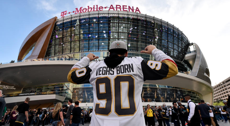 Hockey in Vegas is an experience unlike any other. (Getty)