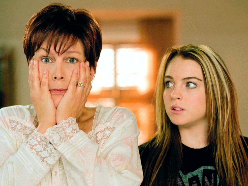 Auch schon über 20 Jahre her: Jamie Lee Curtis (l.) und Lindsay Lohan in 