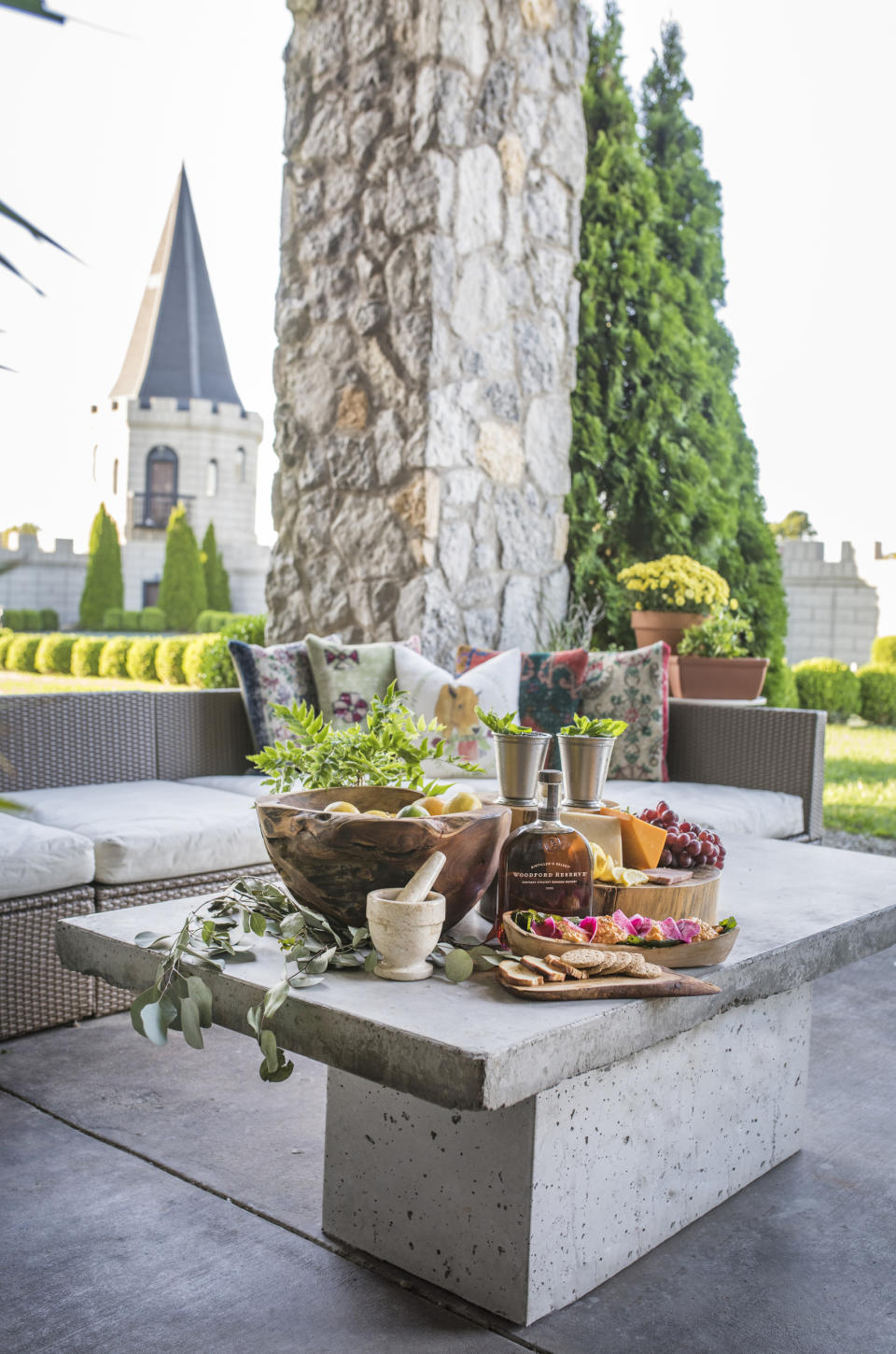 Outside Patio at The Kentucky Castle