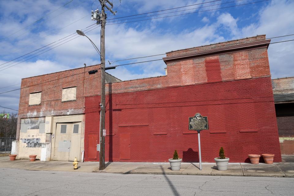 King Records studios today, at 1540 Brewster Ave., is boarded up and empty.